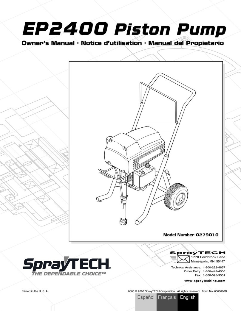 SprayTECH EP2400 owner's manual