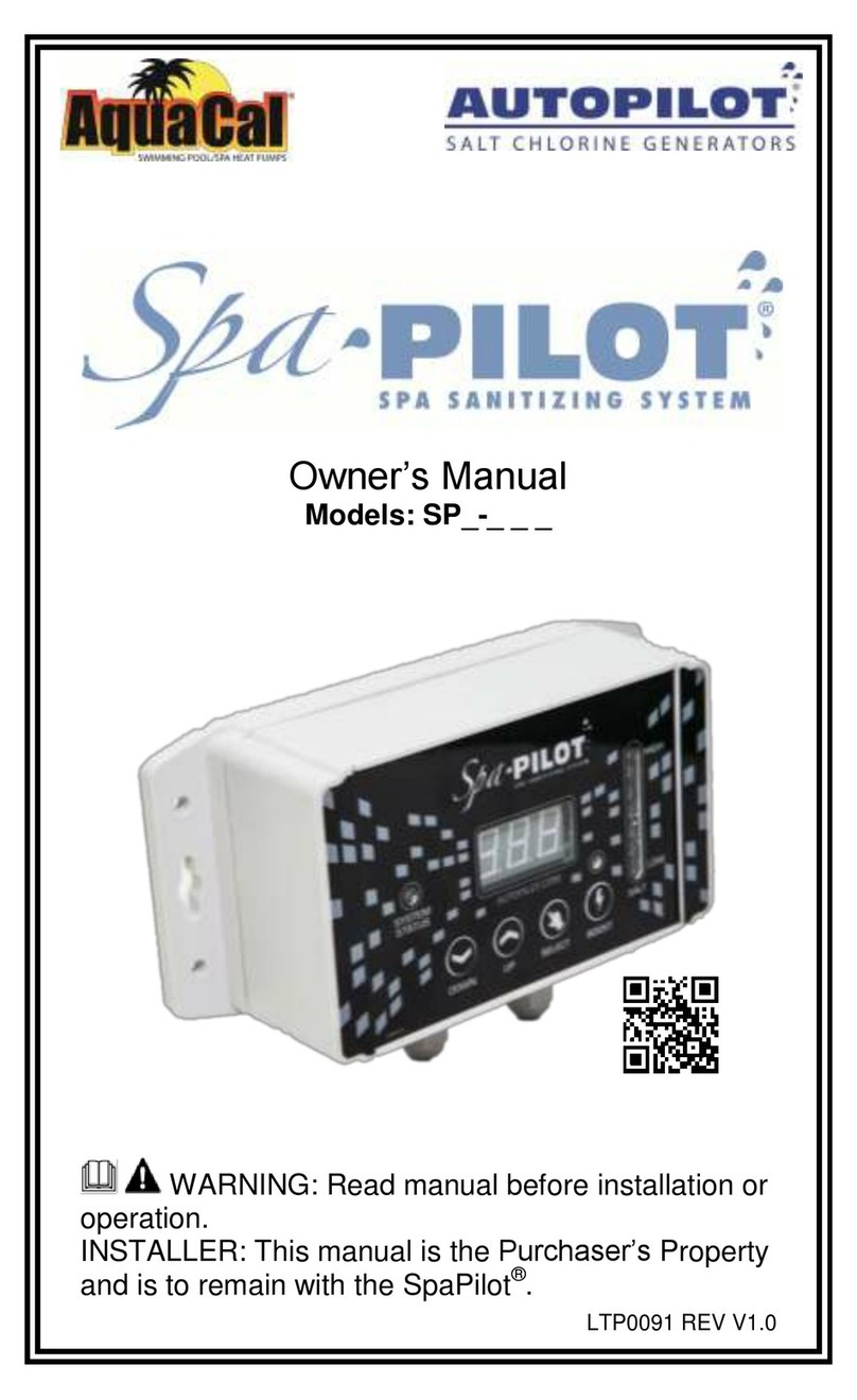 Autopilot SpaPilot SP Series owner's manual