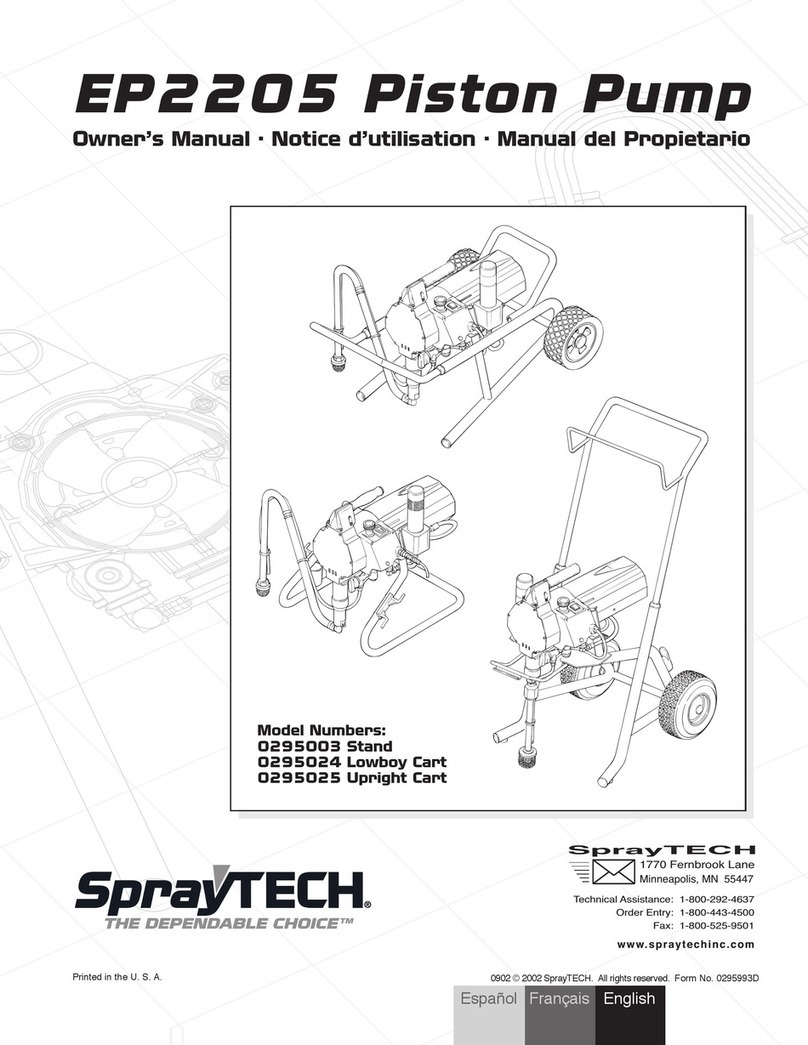 SprayTECH EP2205 User manual