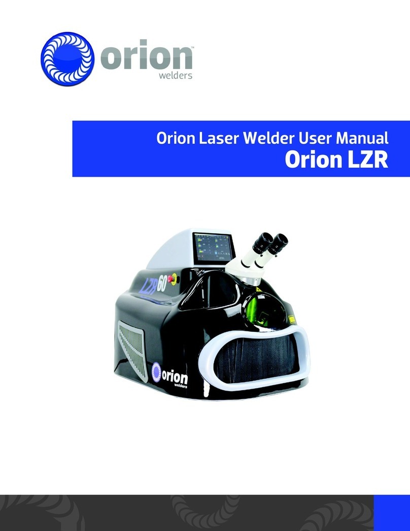 Orion Welders LZR series User manual