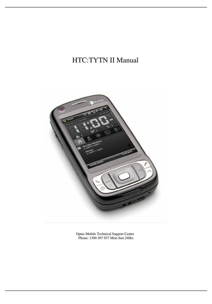 HTC TyTN II - Smartphone - WCDMA User manual