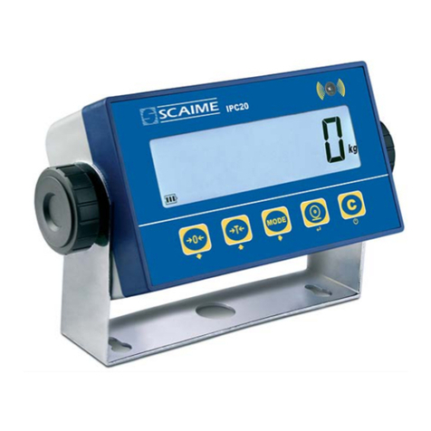 Scaime IPC20 user manual
