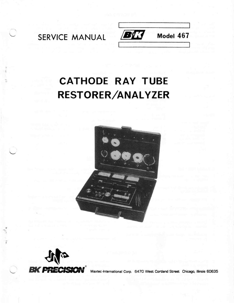 B+K precision 467 User manual
