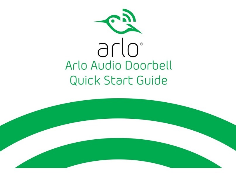 Arlo Audio Doorbell quick start guide Arlo Audio Doorbell quick start guide
