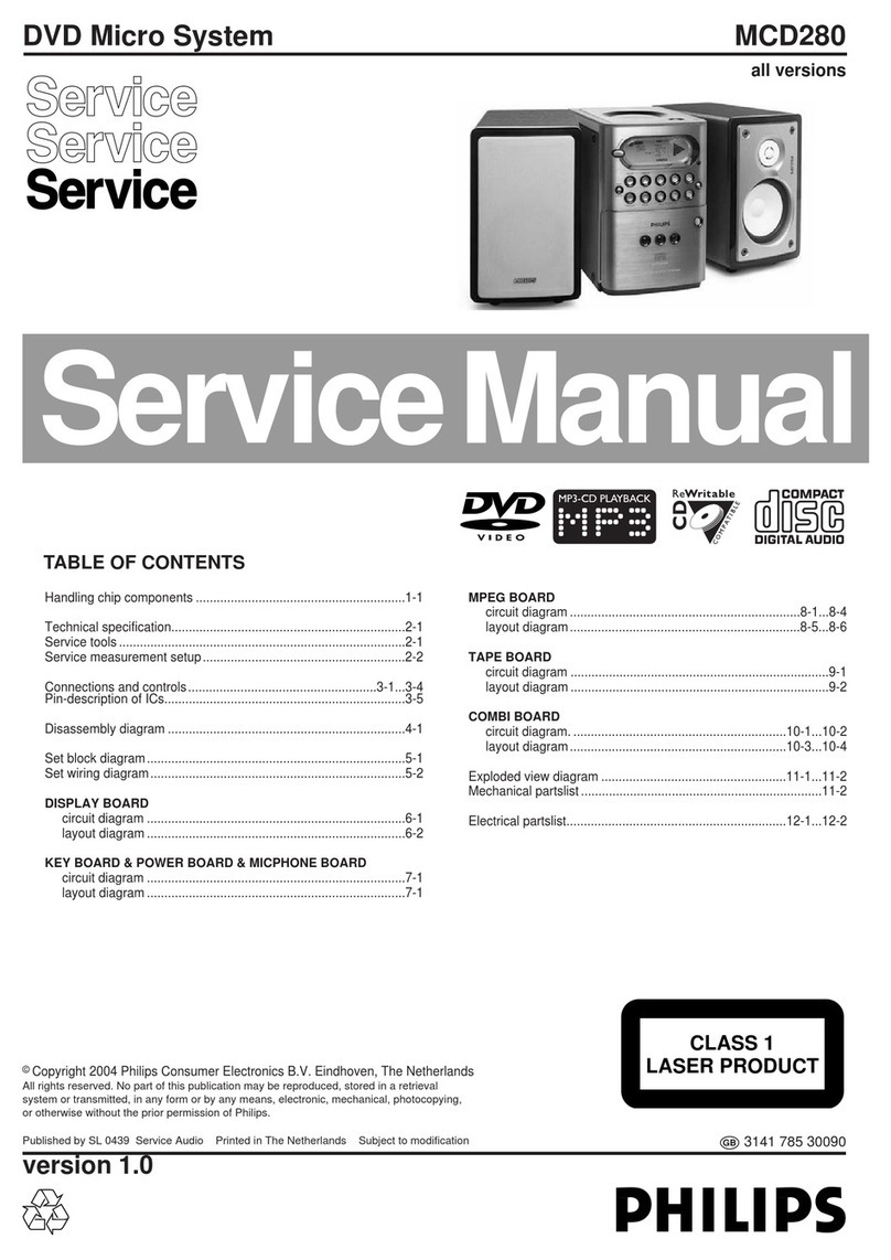 Philips MCD280 User manual