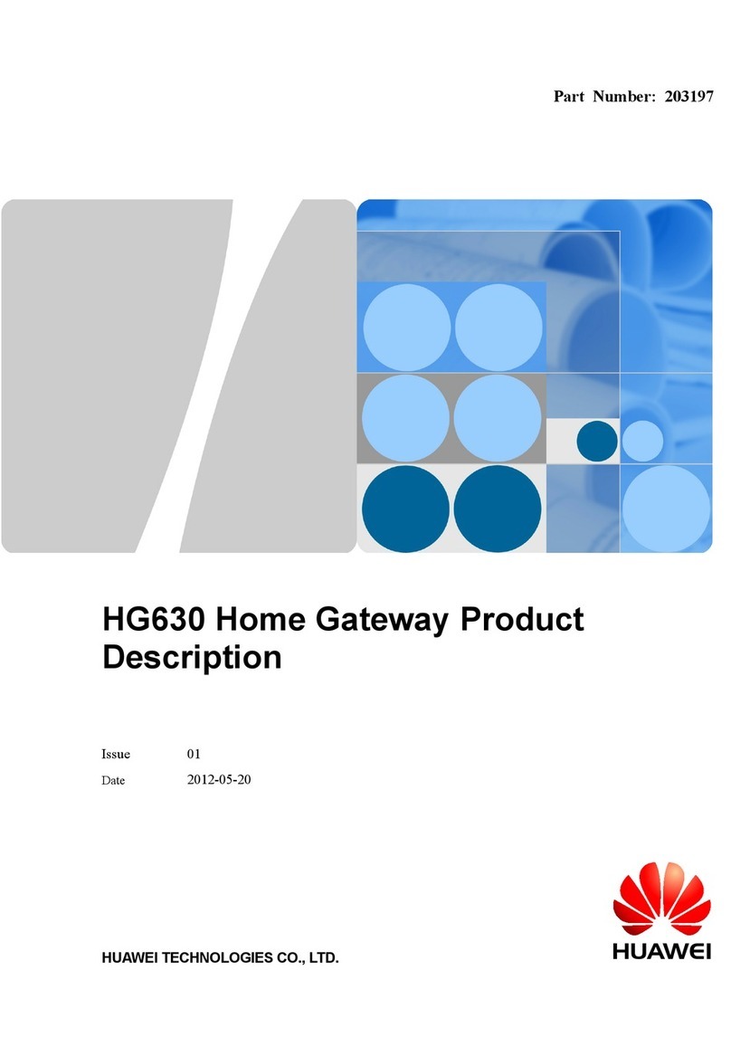 Huawei HG630 Technical specifications Huawei HG630 Technical specifications