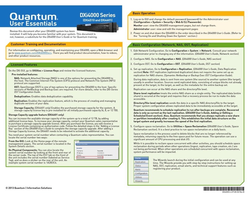 Quantum DXi4601 User Essentials