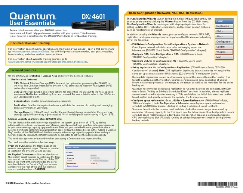 Quantum DXi4601 User manual