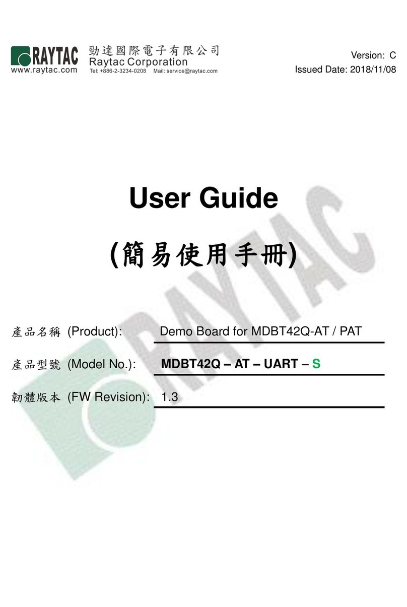 RAYTAC MDBT42Q-AT-UART-S user guide