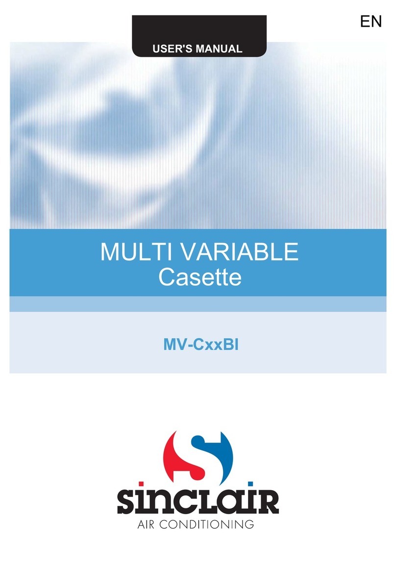 Sinclair MULTI VARIABLE User manual