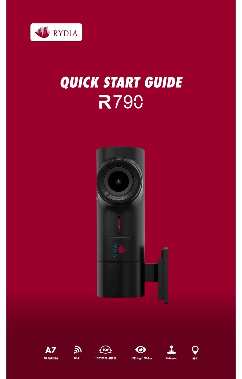 Rydia R790 quick start guide