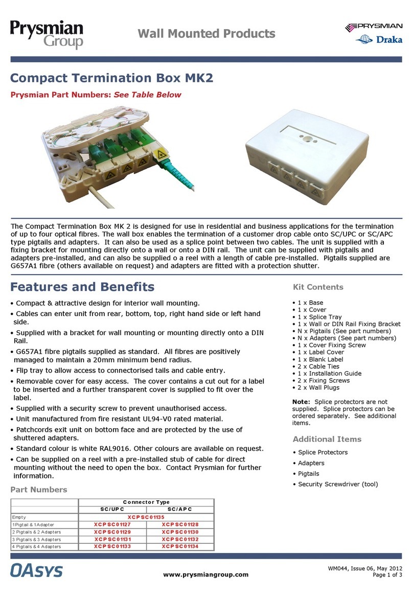 Prysmian MK 2 installation guide