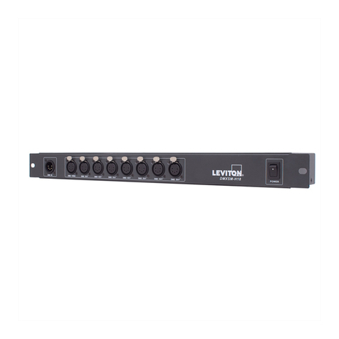Leviton DMXSM-H18 User manual