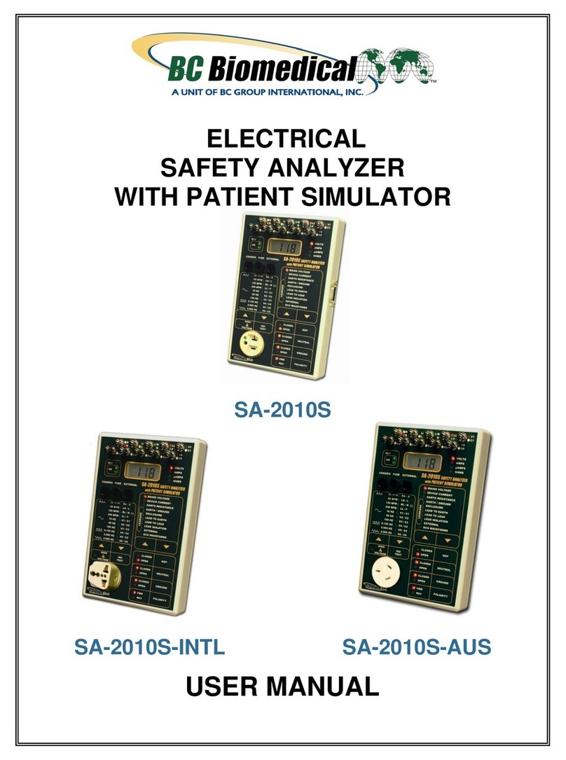 BC Biomedical SA-2010S user manual
