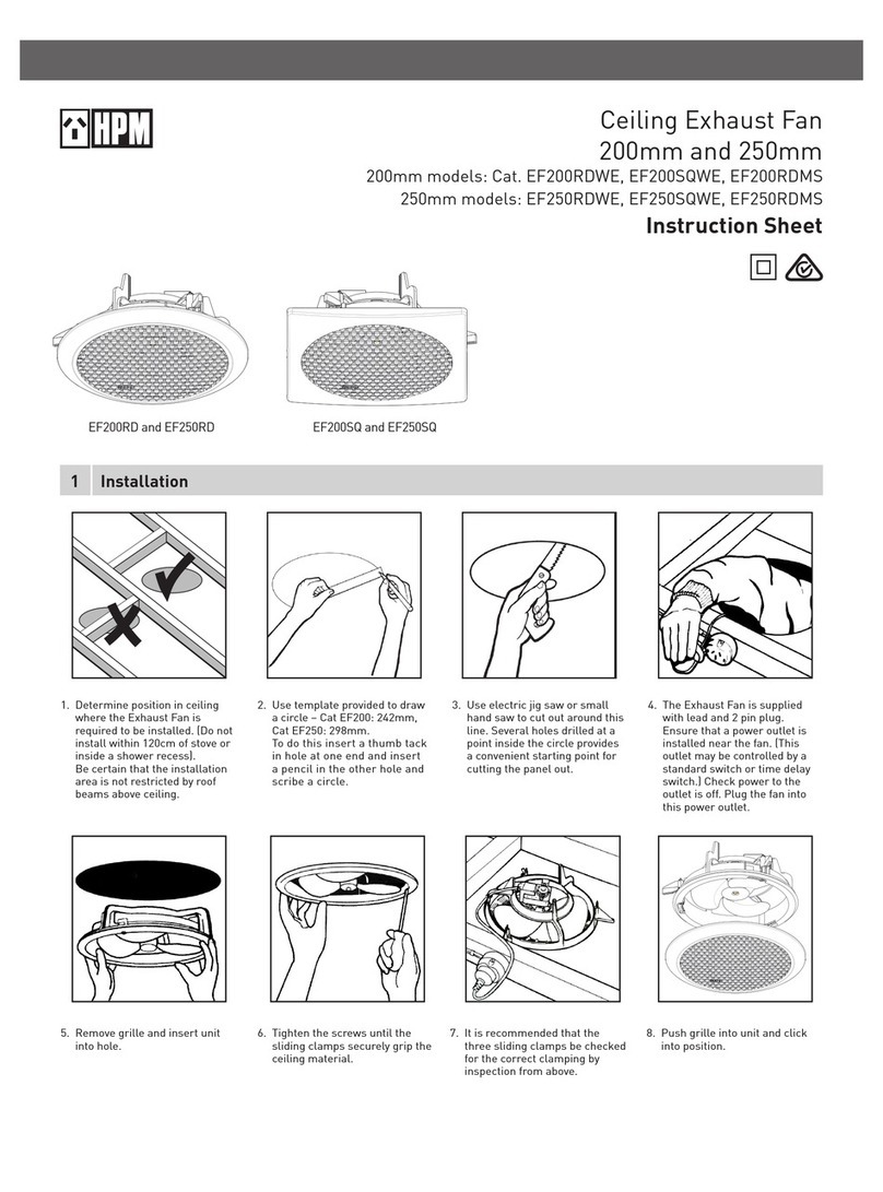 HPM EF200SQ User manual