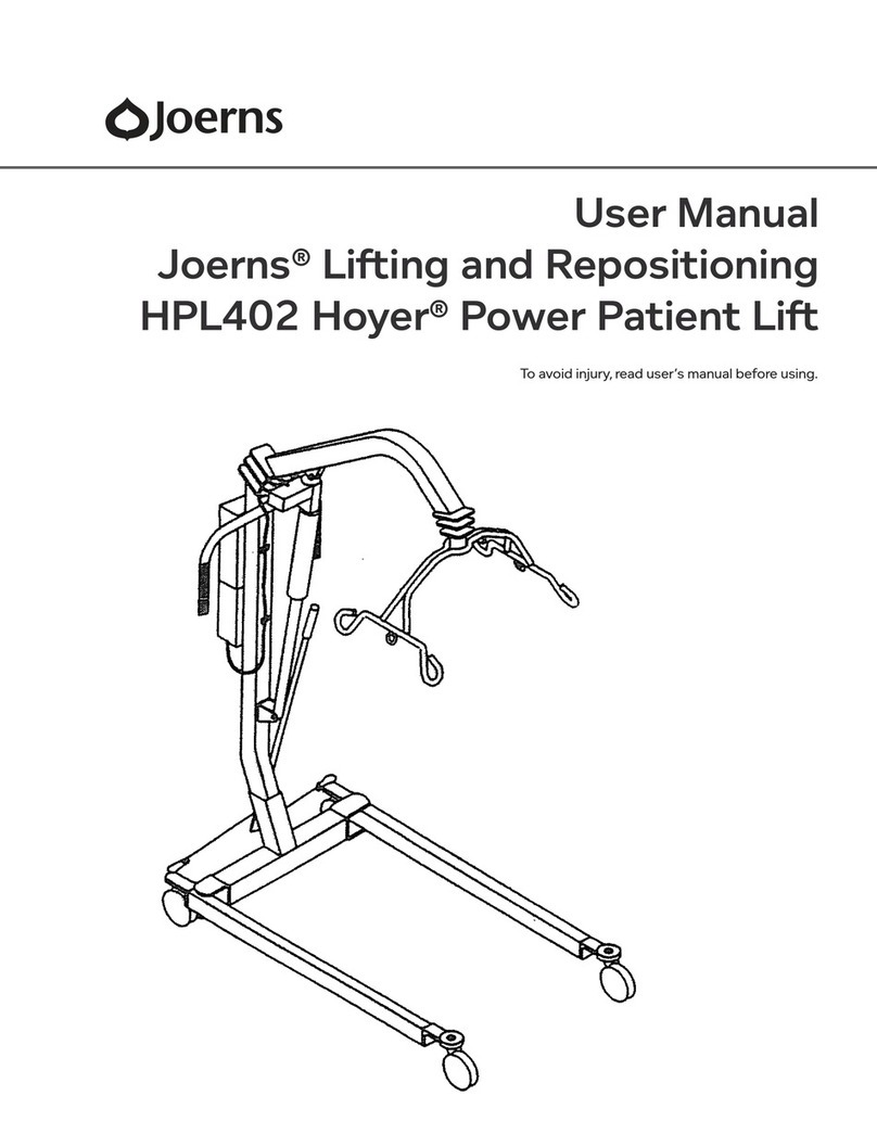 Joerns HPL402 Hoyer user manual