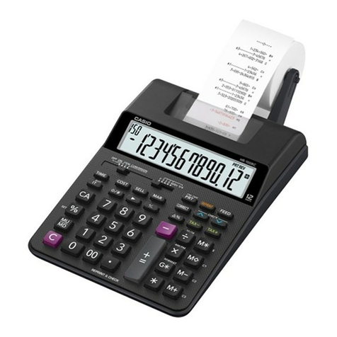 Casio HR-100RC User manual Casio HR-100RC User manual