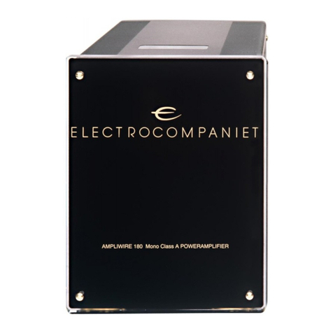 ELECTROCOMPANIET AW 180 owner's manual