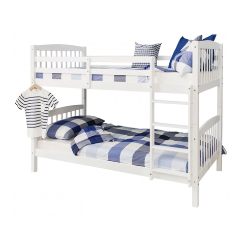 NOA & NANI Brighton White Bunk Bed with 2 Single Beds Assembly instruction NOA & NANI Brighton White Bunk Bed with 2 Single Beds Assembly instruction