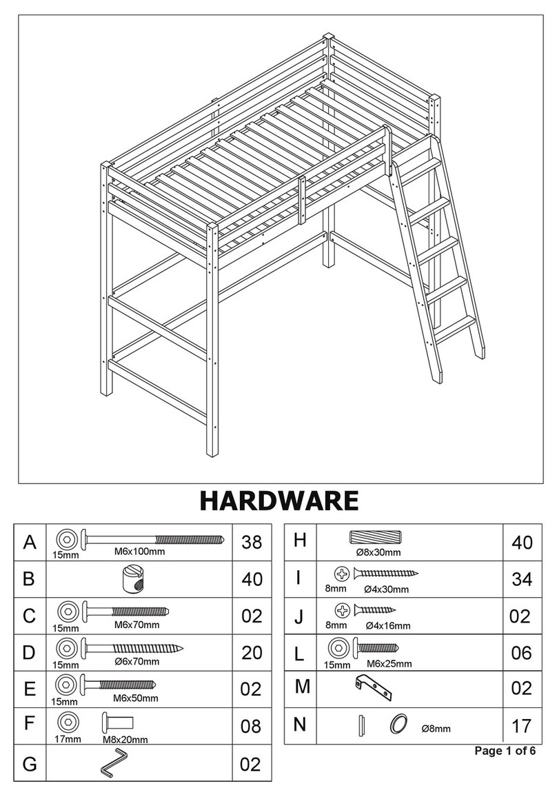 NOA & NANI Odin High Sleeper Assembly instruction