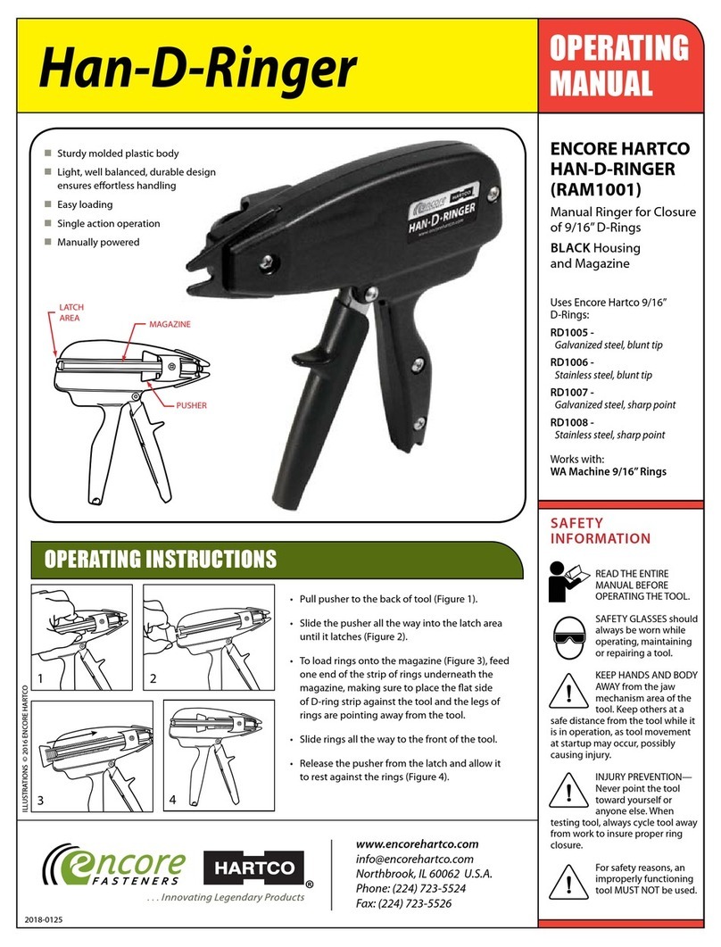 Encore Hartco Han-D-Ringer User manual
