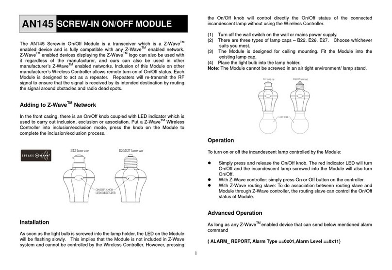 EVERSPRING AN145 User manual