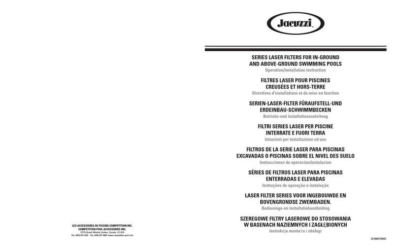 Jacuzzi L140C User manual