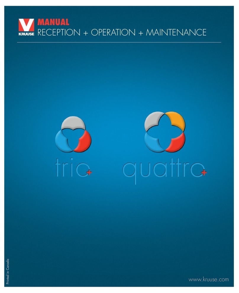 KRUUSE Trio Reception, operation, maintenance
