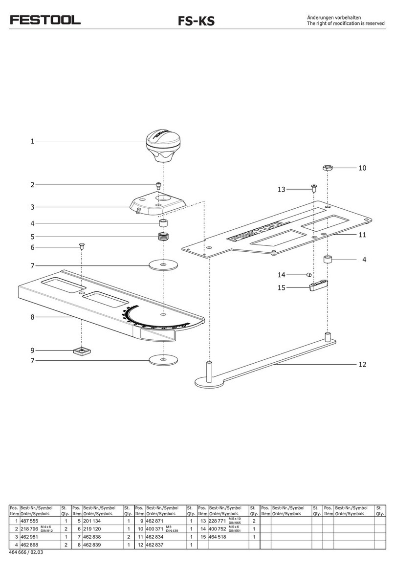 Festool FS-KS User manual