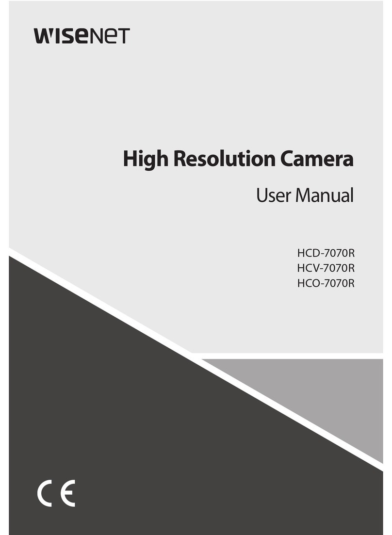 Wisenet HCD-7070R User manual