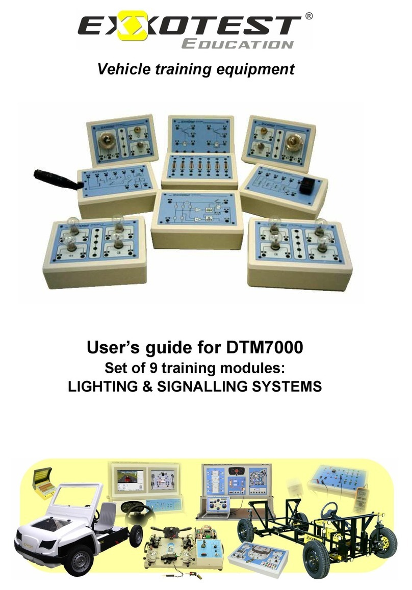 EXXOTEST DTM7000 user guide EXXOTEST DTM7000 user guide