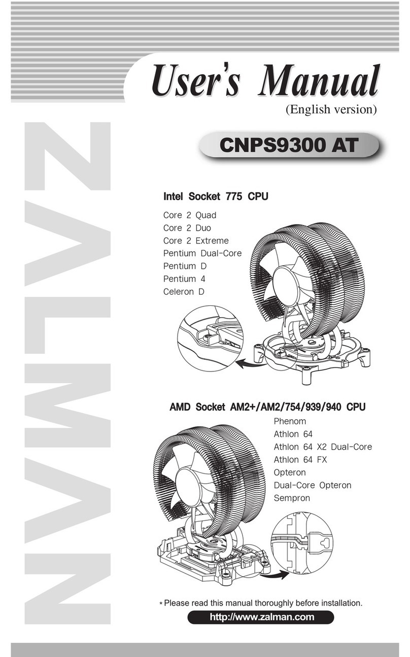 ZALMAN CNPS9300 AT user manual ZALMAN CNPS9300 AT user manual