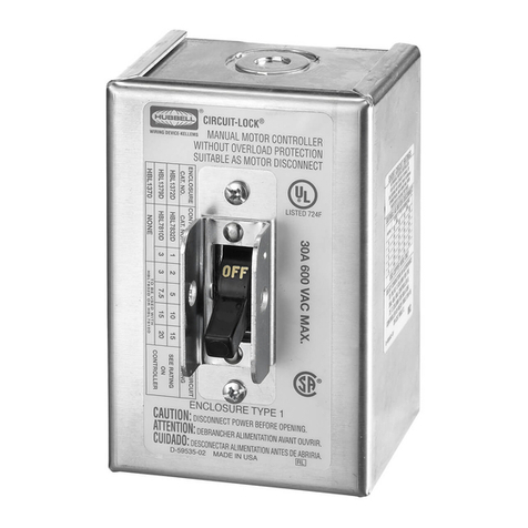 Hubbell HBL1372D User manual