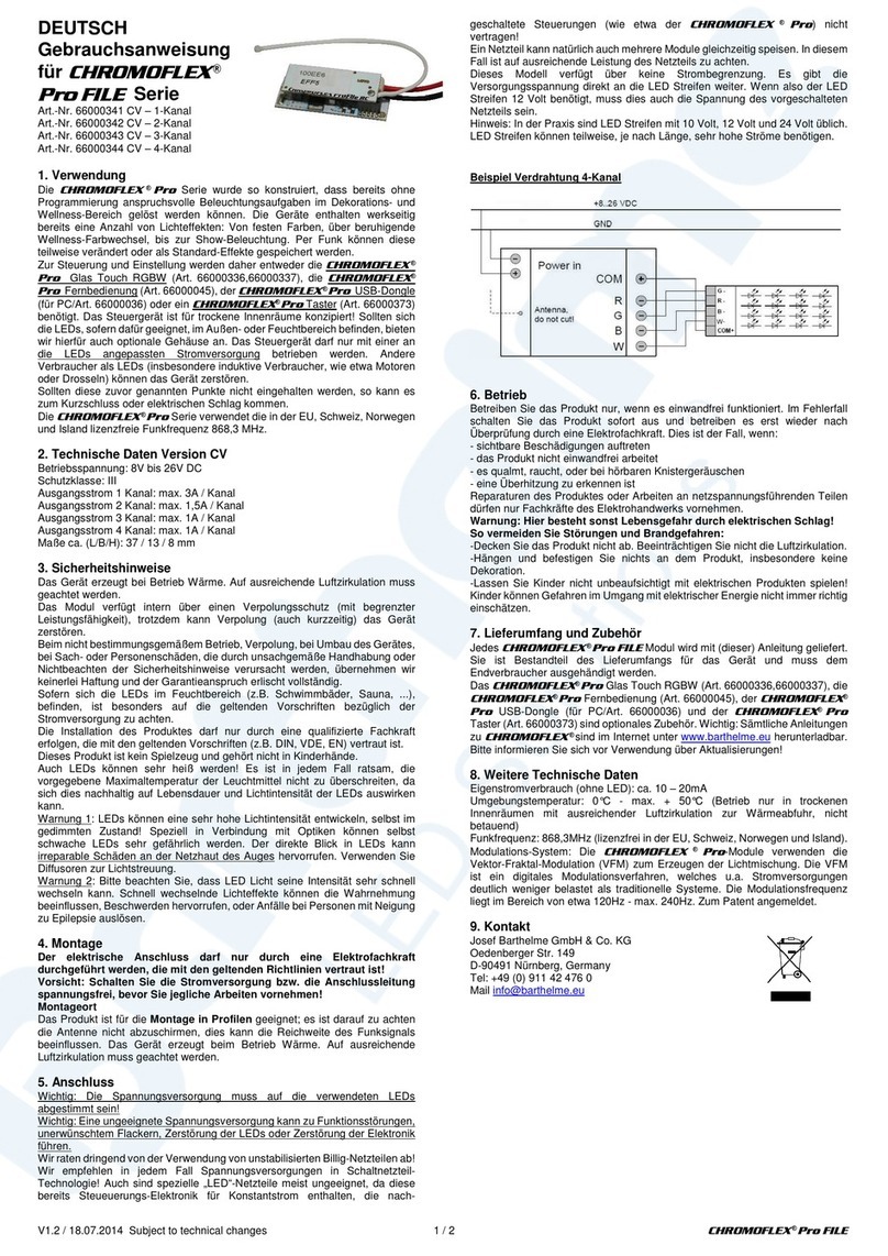 Josef Barthelme 66000341 instruction manual