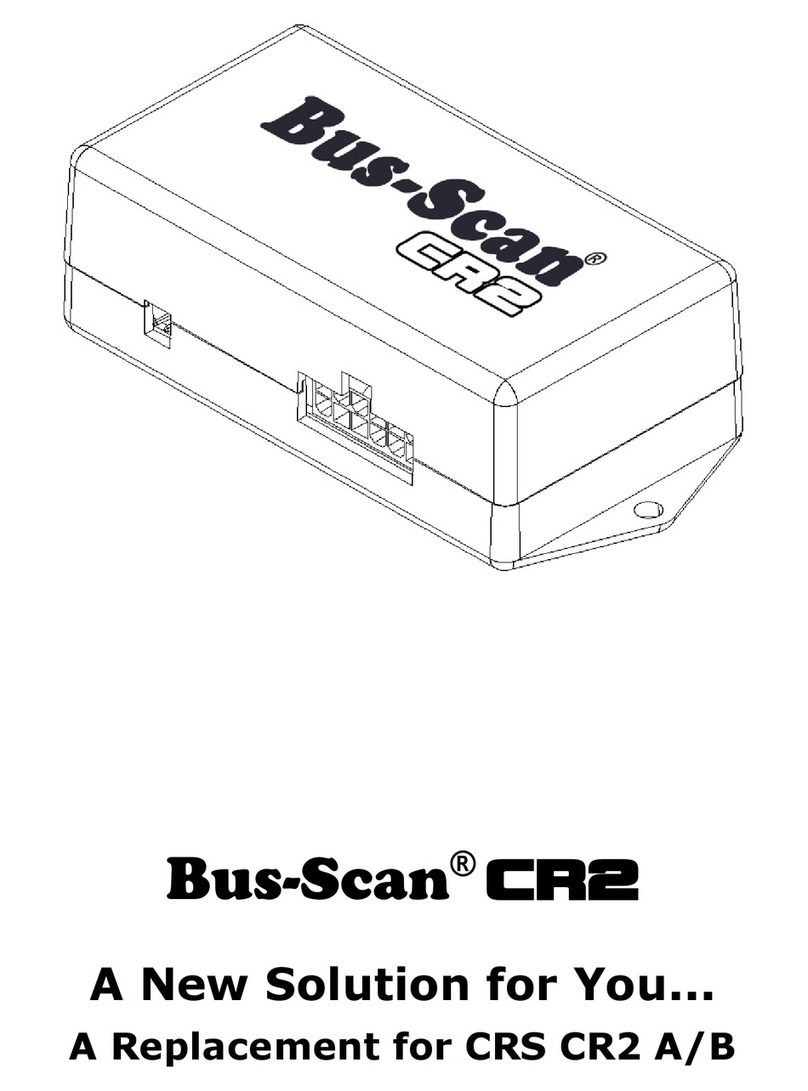 Robotics Technologies Bus-Scan CR2 User manual
