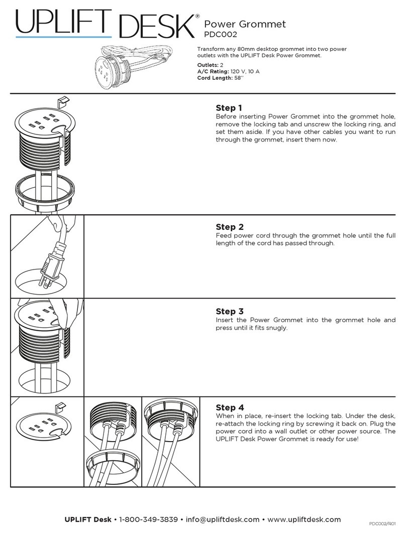 Uplift Desk PDC002 instructions