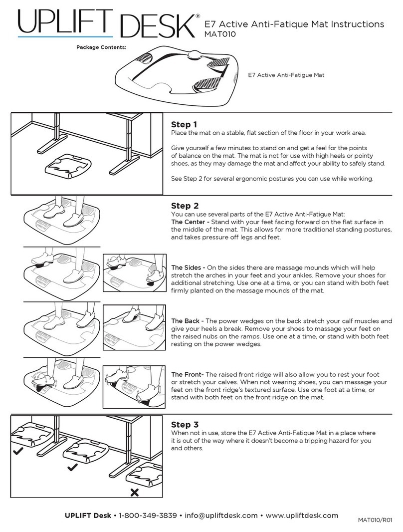 Uplift Desk MAT010 instructions