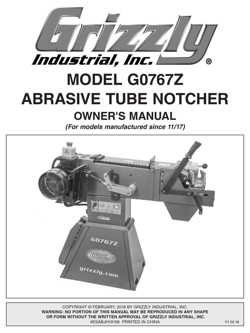 Grizzly G0767Z User manual