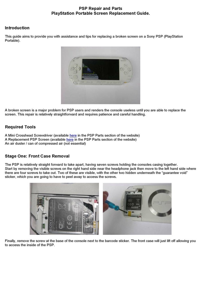 Sony PlayStation Portable Repair and parts