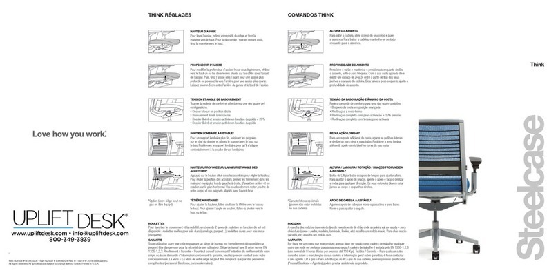 Uplift Desk Steelcase Think User manual Uplift Desk Steelcase Think User manual