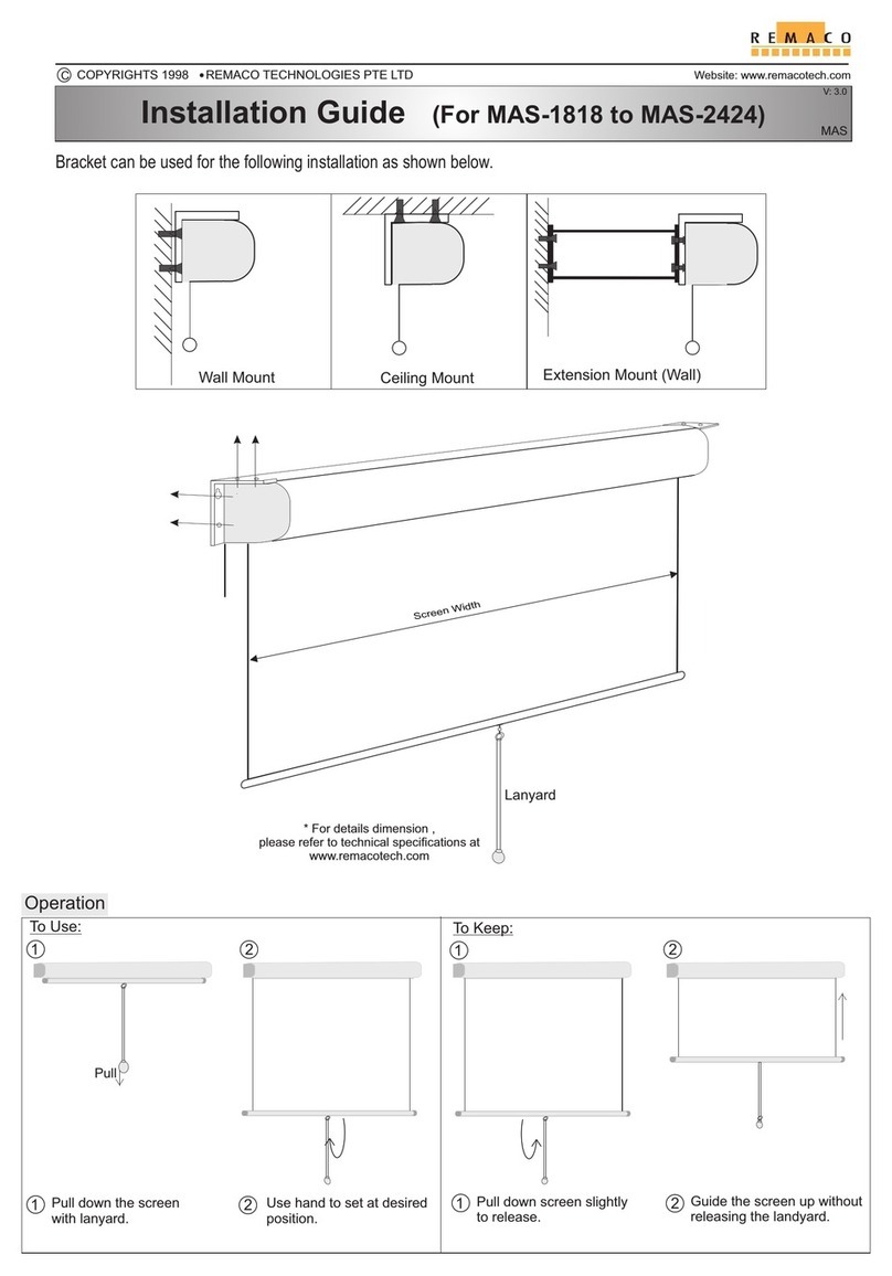 Remaco MAS-1818 User manual