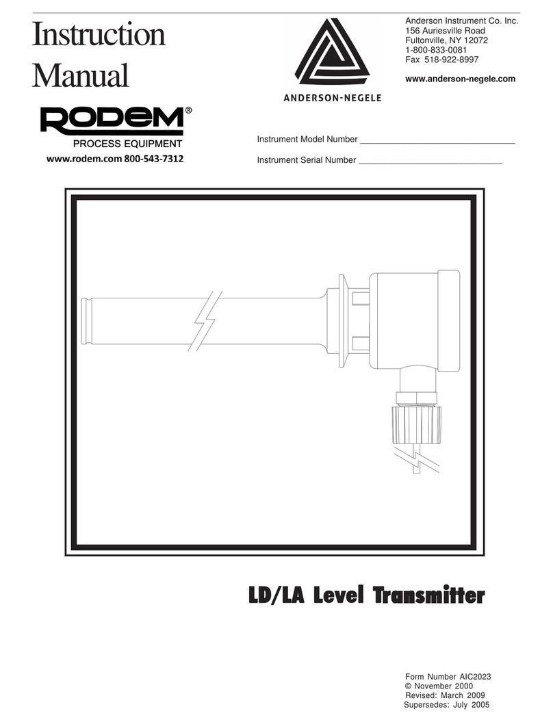 Anderson LD Series instruction manual
