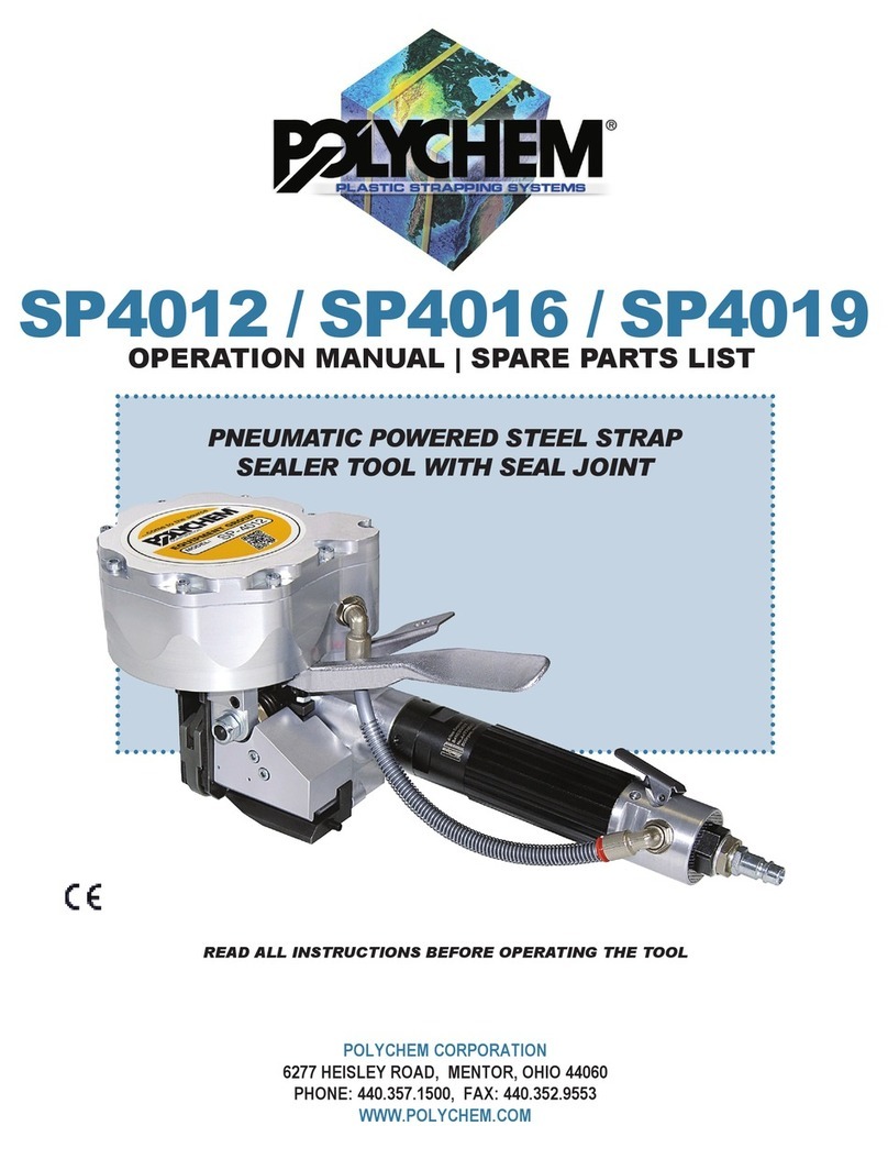 Polychem SP4012 Operation manual and spare parts list