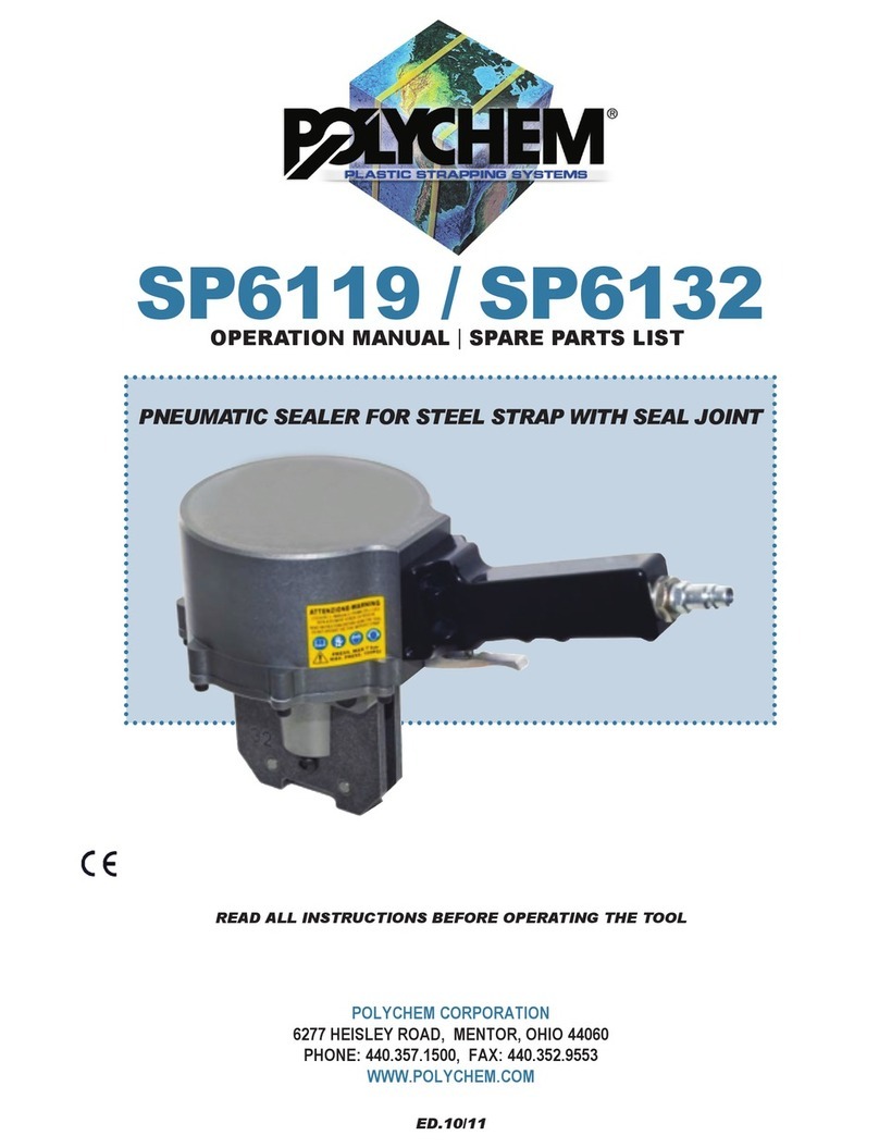 Polychem SP6119 Operation manual and spare parts list