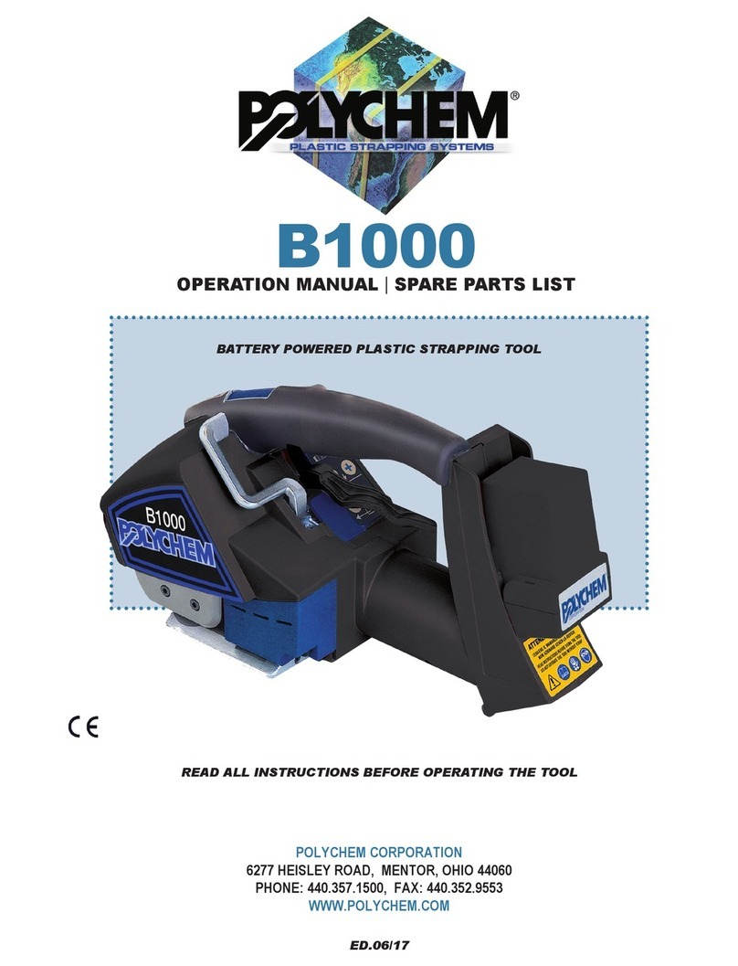 Polychem B1000 Operation manual and spare parts list