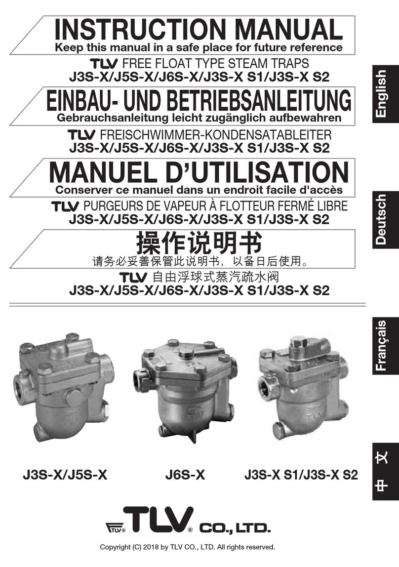 TLV J3S-X instruction manual