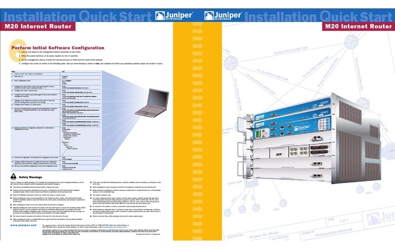 Juniper M20 User guide