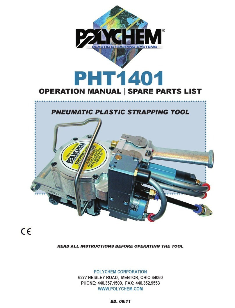 Polychem PHT1401 Operation manual and spare parts list