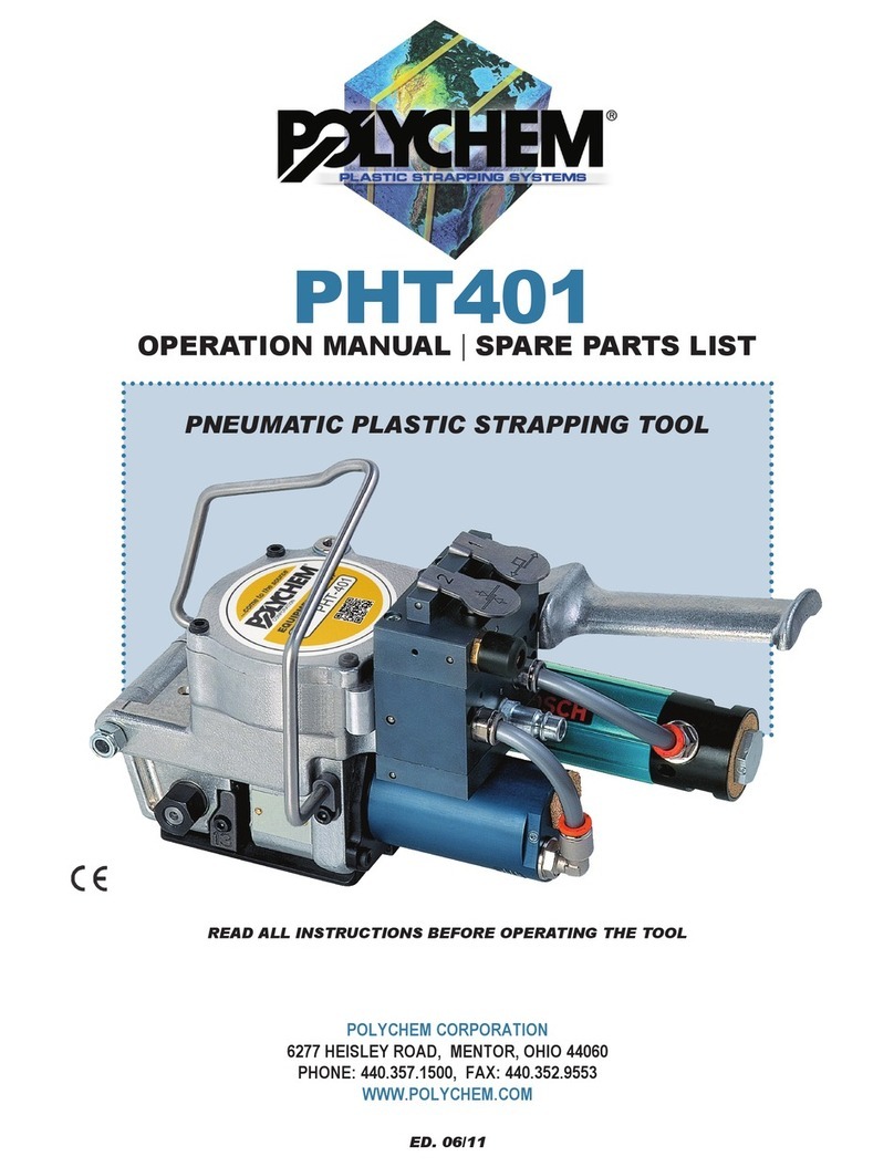 Polychem PHT401 Operation manual and spare parts list Polychem PHT401 Operation manual and spare parts list