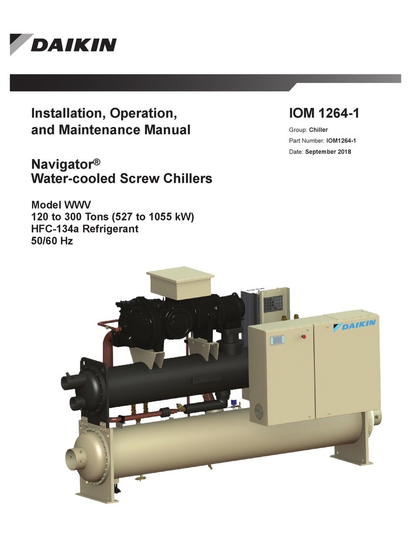 Daikin Navigator WWV Installation, operation and maintenance manual